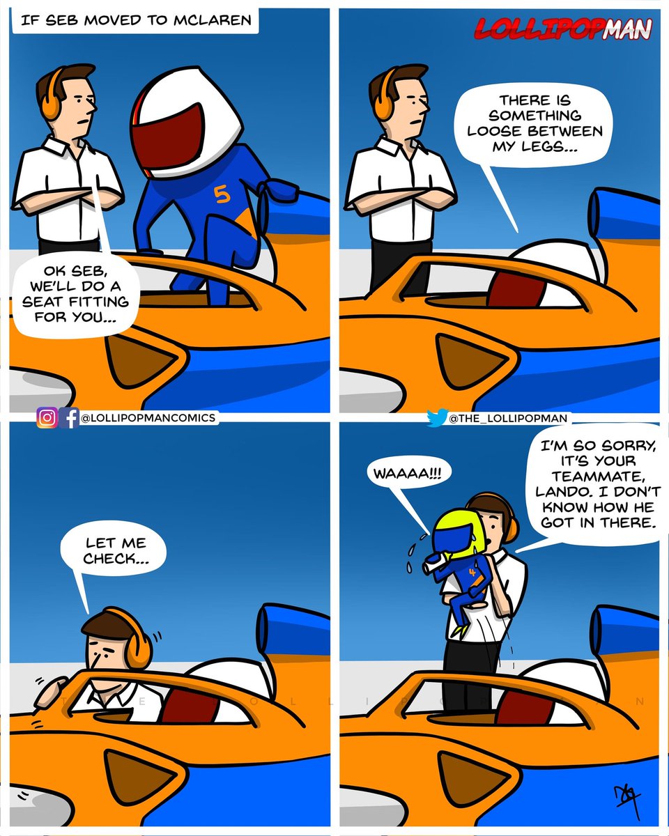 If Seb moved to McLaren.
.
#f1 #Formula1 #sebastianvettel <a href="/LandoNorris/">Lando Norris</a> <a href="/McLarenF1/">McLaren Mastercard Formula 1 Team</a>