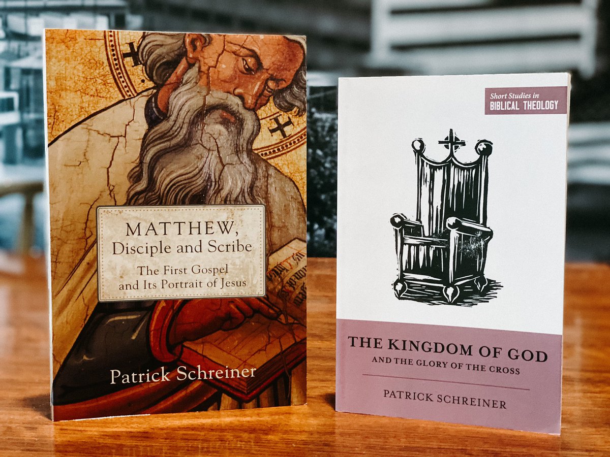 MBTS's tweet photo. GIVEAWAY: In light of this week’s announcement, we’re giving away these two volumes from Dr. Patrick Schreiner. 

Follow @MBTS and RT to enter. https://t.co/nU2i7PbiNL