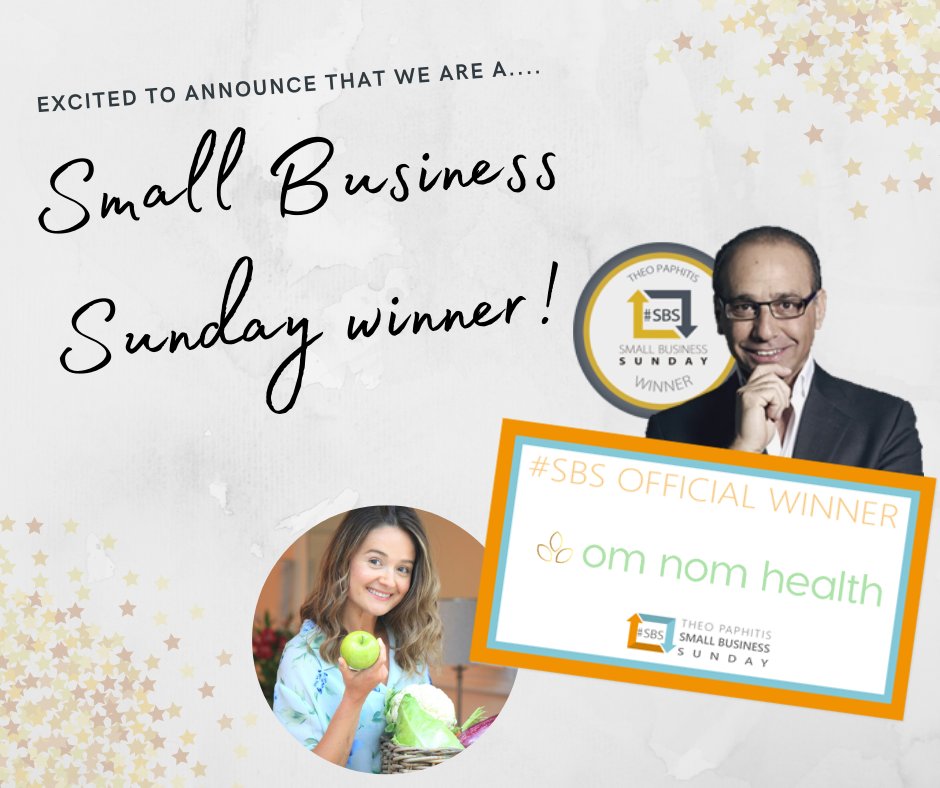 I am absolutely thrilled to announce that Om Nom Health has been chosen by Theo Paphitis as a #SBS winner!