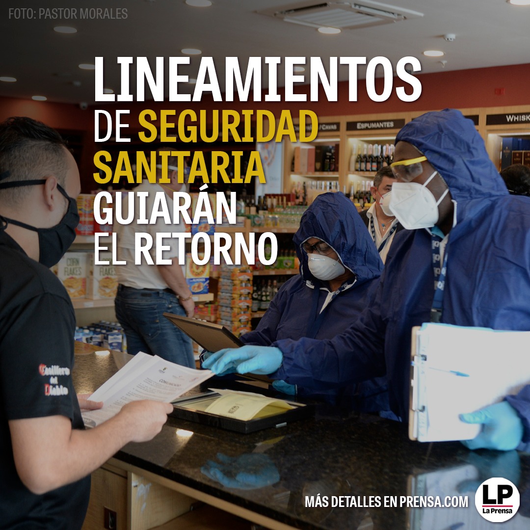 prensacom's tweet photo. La reactivación del sector económico y empresarial dependerá del cumplimiento que se haga a las medidas sanitarias para las operaciones dispuestas por el Ministerio de Salud (Minsa).    https://t.co/KE1XCOwpVK https://t.co/2smlM346kZ