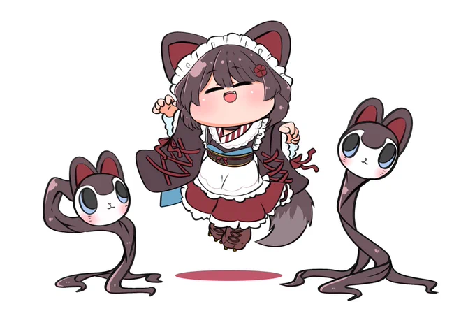 バンとケンをどうにかしないと、とこたやにダメージが入らないやつ
#いぬいらすと 