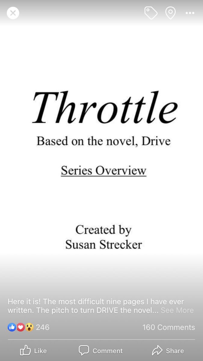SusanStrecker's tweet photo. The hardest 9 pages I have ever written. With the genius of Matt and Peter of @BookPipeline, this might actually happen. So thankful for these guys. Never thought I’d be pitching one of my books as a TV series. https://t.co/rN6VQdNcyu