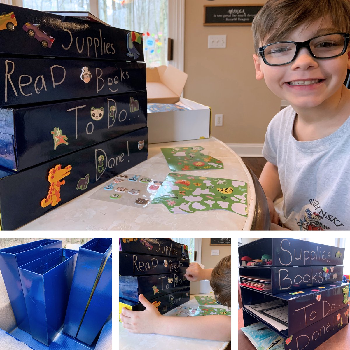 MaryRuthBooks's tweet photo. Got cereal boxes?
Then you can create an organizer for your school work, artwork, and more!
Click here for directions:
https://t.co/e5N6h7Ykj8
#gotmilk #gotcereal #staysafe #readbooks #organize #maryruthbooks https://t.co/LALE8tBEnj