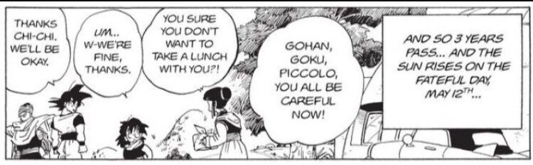 ZenkaiBoosto's tweet photo. You may know May 12th as the infamous day that the Androids were set to arrive. I will always remember it as the day that Son Goku turn down a meal from his wife 😂 . #dragonball #dragonballz #May12 https://t.co/A8XtXYGZLd