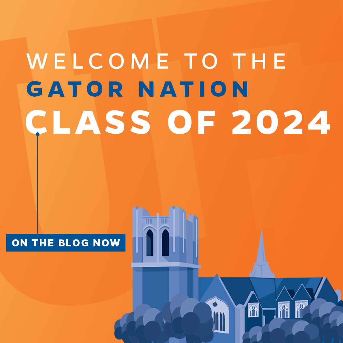 Now that May 1 has come and gone, we can officially welcome our class of #UF24 Gators! Learn all about them on this week's blog: bit.ly/2WnXXtW 🐊