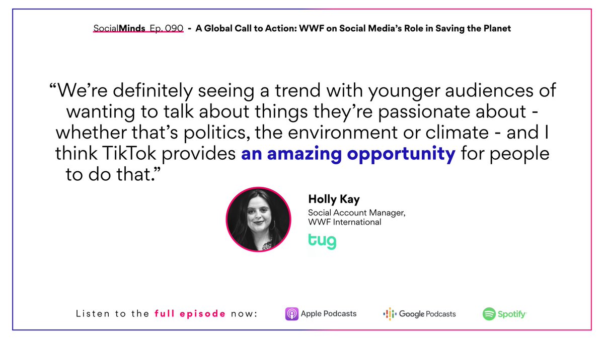 tugagency's tweet photo. Hear more from our Social Account Manager, @hollygkay on the @TheSocialChain #SocialMinds podcast 🎙️ https://t.co/YUxCRRRiGB https://t.co/6BVe46NKJ5