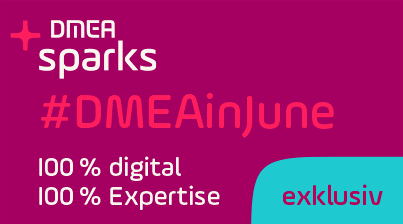 _DMEA's tweet photo. 🆕Update: Unsere 1. rein digitale #DMEA wird unter dem Namen #DMEAsparks ✨stattfinden. Infos, wie Unternehmen dabei als Supporter 💪das Programm mitgestalten können, gibt's auf unserer Website: https://t.co/xtbQ5kwnTm
#DMEAinJune #DigtialHealth https://t.co/cLzbccKzFZ