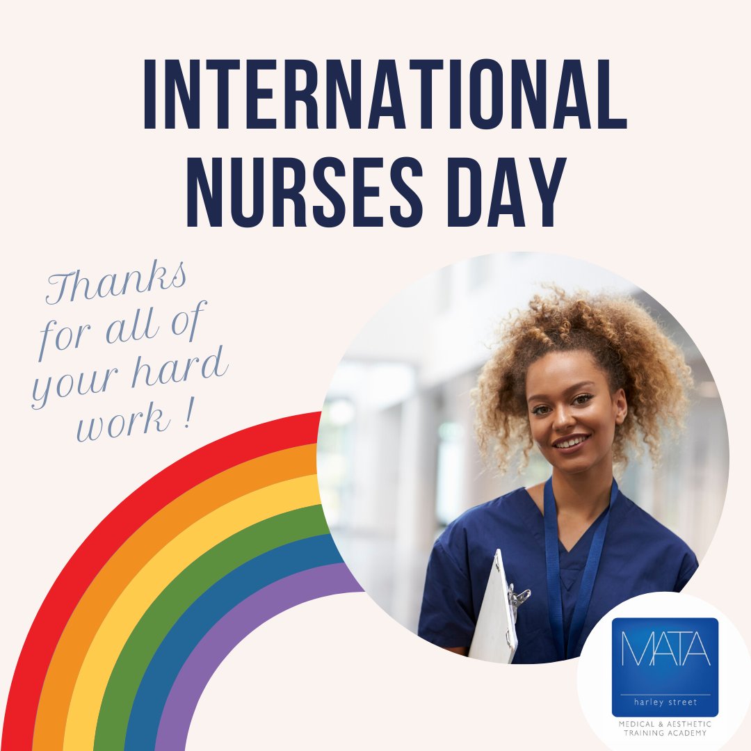 MATACourses's tweet photo. Happy International Nurses Day to all of you wonderful nurses out there! 👩‍⚕️🏥💉 A BIG THANK YOU TO ALL NURSES FROM MATA! 
#internationalnursesday #nurses #nhs #thankyounurses https://t.co/UPnVlBY3hi