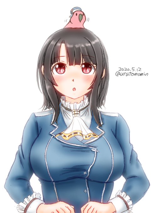 提督、私の頭に鳥が乗っているのですが…?

#艦これ版深夜の真剣お絵描き60分一本勝負
#艦これ版真剣お絵描き60分一本勝負_20200512
#高雄 
