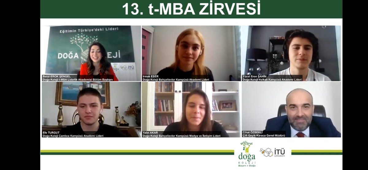 13.t-MBA Zirvemiz bugün için sona erdi⭐. 
Bizlere ilham veren, yolumuza ışık olan değerli konuklarımıza bir kez daha çok teşekkür ederiz 🌿 <a href="/DogaOkullari/">Doğa Koleji</a> <a href="/BetulErok/">Betül EROK</a> <a href="/TansuYegen/">Tansu Yegen</a> <a href="/CihatOzbekli/">Cihat Özbekli</a> <a href="/Henkel/">Henkel</a>