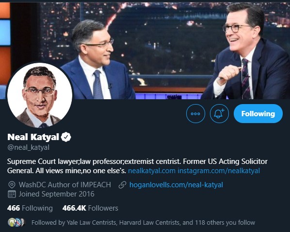 You've probably seen the news about ~2000 former DOJ lawyers demanding Barr's resignation over the Flynn case.Two signatories are former professors of mine: Neal Katyal ( @neal_katyal) and Paul Butler ( @LawProfButler). Katyal taught me criminal law, Butler criminal procedure.