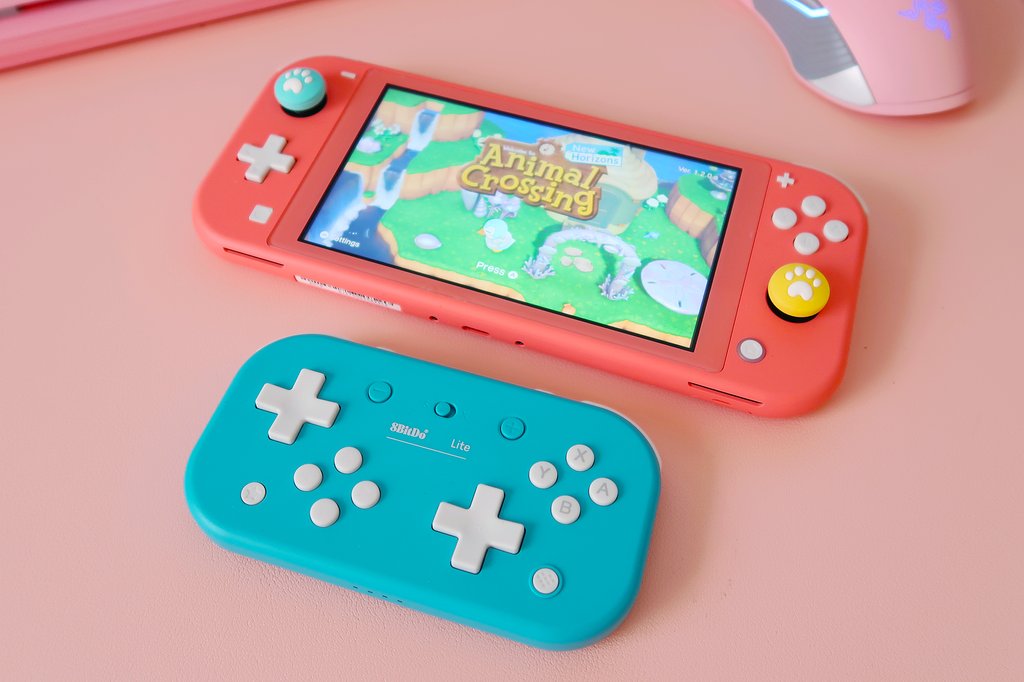 KikiVonBubbles's tweet photo. The cutest duo @8BitDo #NintendoSwitch #CoralSwitchLite https://t.co/L8CdEkJqPN