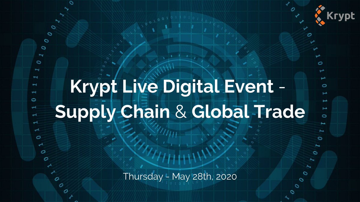 Kryptinc's tweet photo. Join us to learn about the latest trends in Supply Chain & Global Trade! Hear from technology & industry experts on current and future events & their effect on your business.
Register now: https://t.co/QMSNBsnY6j
#Kryptevents #SAP #GTS #IBP #TM #supplychain #Kryptinc #krypt https://t.co/uzYxOrNtUQ