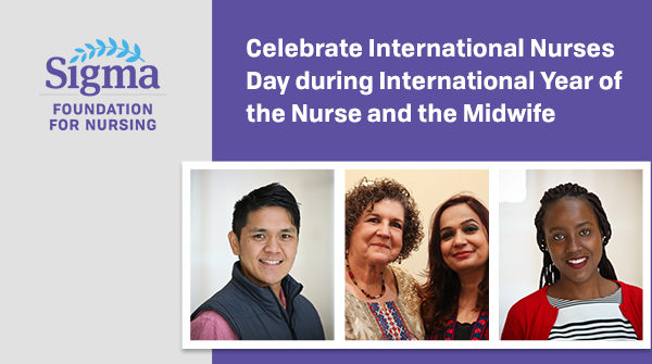 SigmaNursing's tweet photo. Mark this occasion as a #Sigma Foundation for Nursing donor. Your donation funds grants and subsidies needed now more than ever! Donate today during International Nurses Day : https://t.co/mtDqtOrK7u #IND2020 https://t.co/6xfU97Xotv