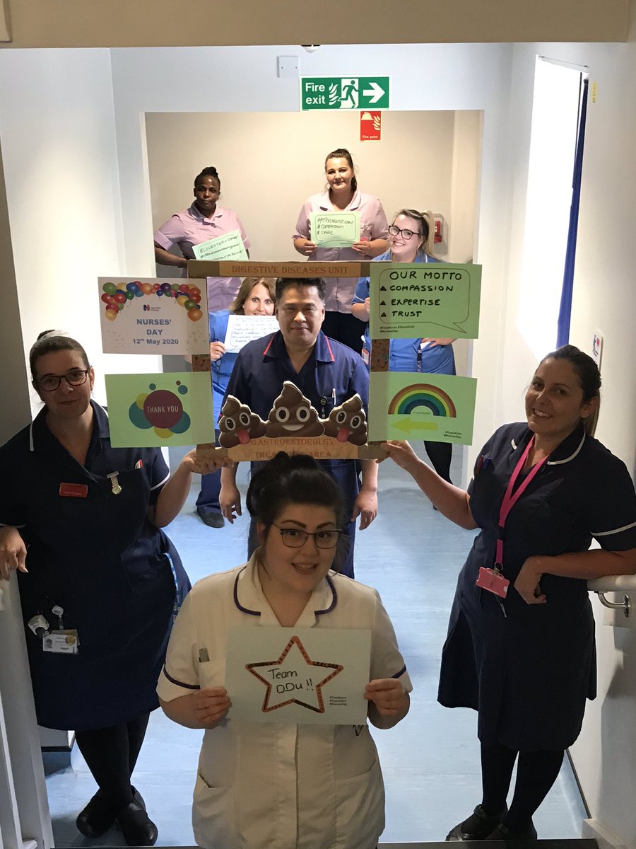 DDU Gastroenterology team celebrate &amp; shine a light on the amazing work they have done in this difficult time 🎖Happy International Nurses Day 2020 #compassion #expertise #trust <a href="/KettGeneral/">Kettering General Hospital</a> #ThisNurse #TeamKGH #NursesDay