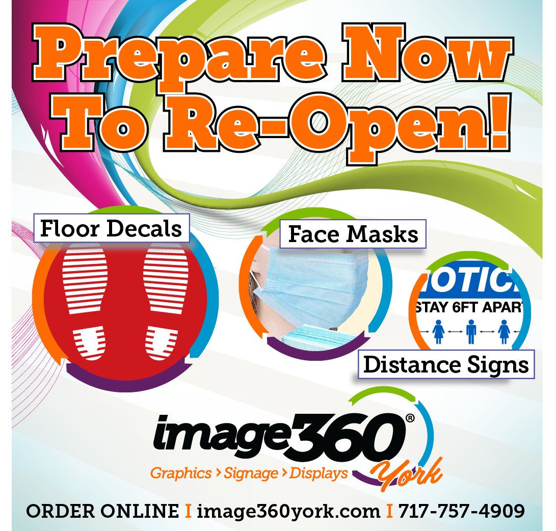 The time is NOW! Don't wait. Order what you need to OPEN SAFELY. Image360 York has what you need...when you need it. Order Online. Call 717-757-4909. Email info@image360york.com
express.image360.com/yorkpa/store/c…