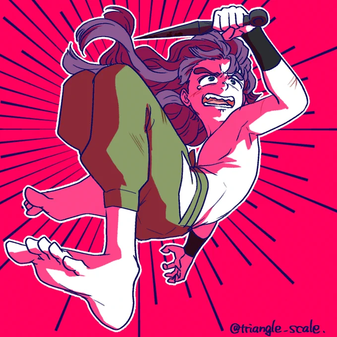 お願いだからそこから退いて!!!
 #nin_draw 