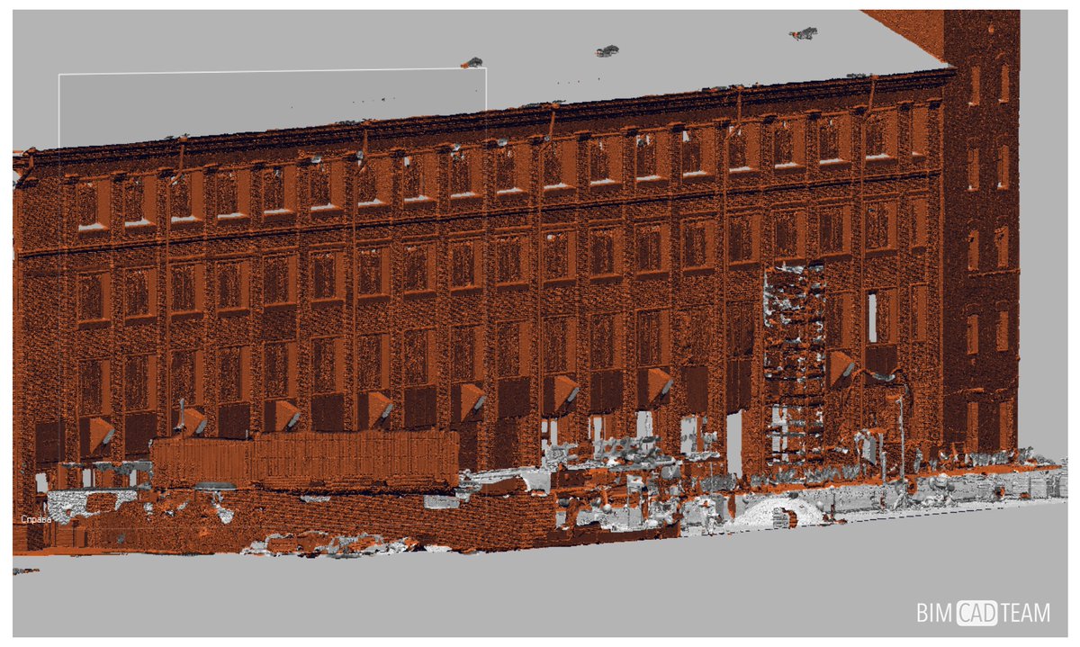 bimcadteam's tweet image. Here&apos;s a facade #meshmodel based on #pointcloud. It is now used for design of a laser show. #Laserscanning spreads its benefits to more and more industries!