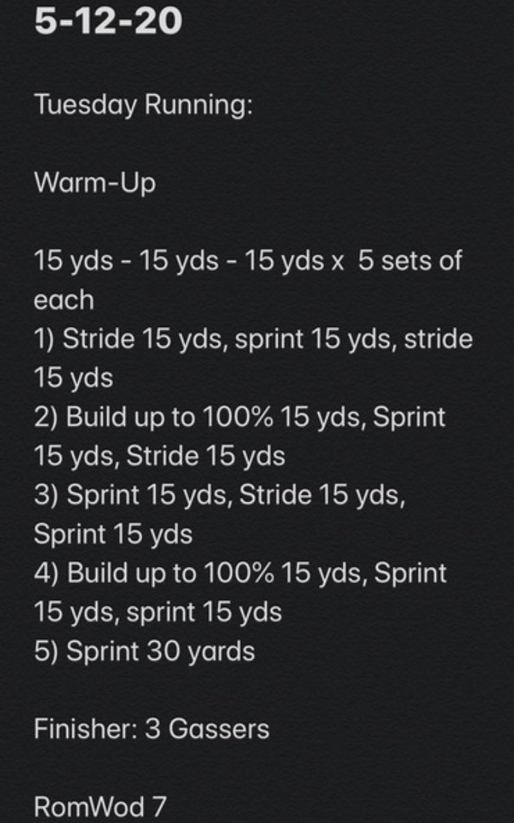 Conditioning day! Find a way to push yourself to be great! Focus on the little things! Take the next step in the process! #BeGreat