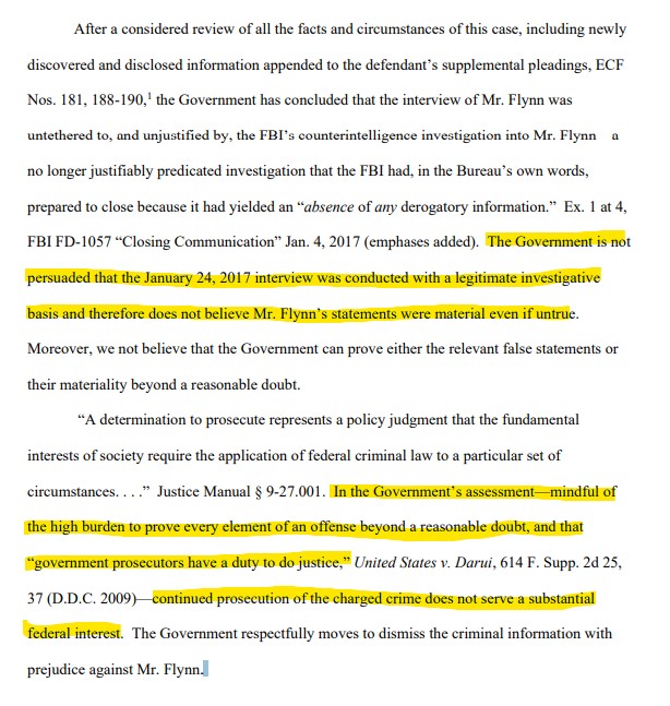 On the contrary, it fits the highest ideals of law enforcement.Criminal justice reformers have rightly complained that prosecutors take their duty to see justice done in the courts with a grain of salt.Here, DOJ, after a thorough review, tossed a bad conviction.