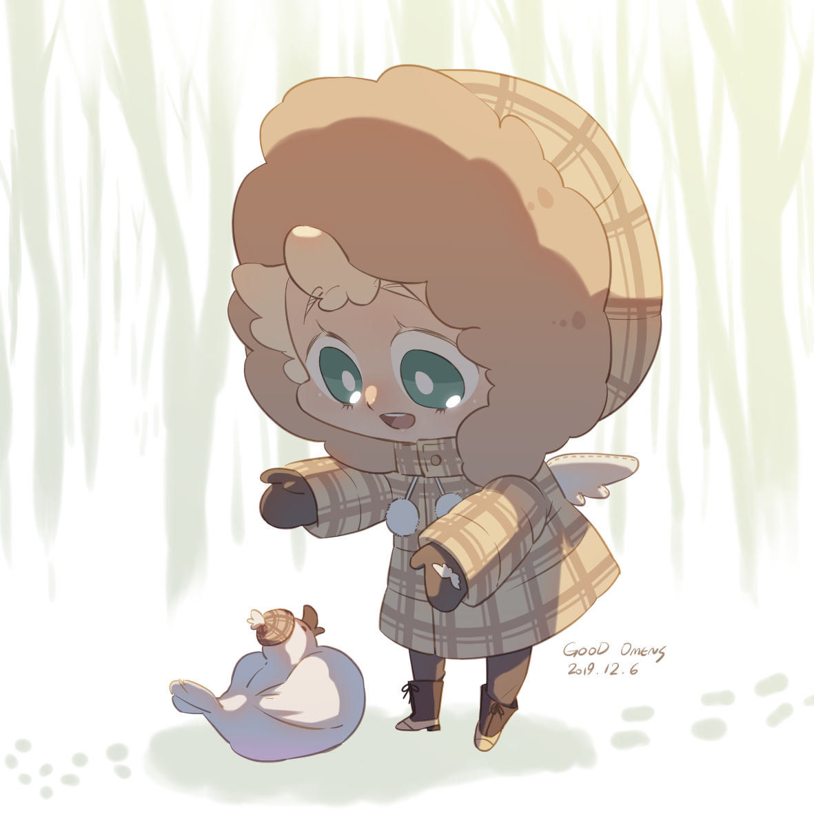 judy7412369's tweet photo. Baby Azi🧁 and https://t.co/ujQh37HpuE🦆
#GoodOmens #GoodOmensFanArt https://t.co/jS3LNNkeB8