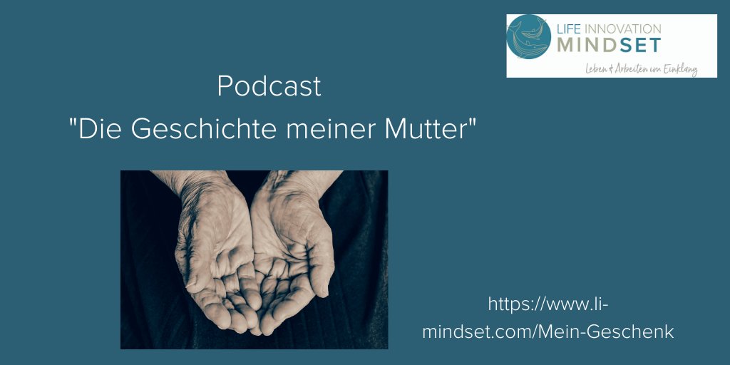 IsaZoller's tweet image. Die Geschichte meiner Mutter

„Ach nein, lass mal“, sagte meine 88-jährige Mutter, als ich sie fragte, ob sie mit mir mein 1. Podcast Experiment durchführen möchte. „Wen soll das schon interessieren…“ 
Anzuhören hier: 
Spotify: open.spotify.com/show/3z2PYJt7P…
li-mindset.com/Mein-Geschenk