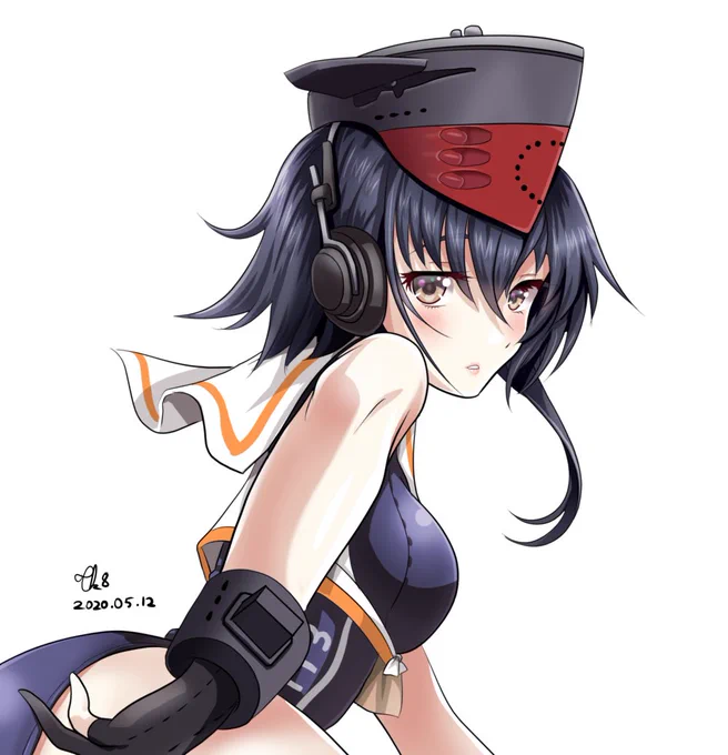 時間切れで途中ギブ、背景・演出はまた後日やろうっと #艦これ版深夜の真剣お絵描き60分一本勝負
#艦これ版真剣お絵描き60分一本勝負_20200512 