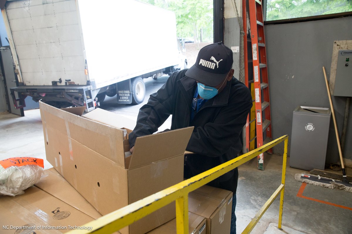NCBroadband's tweet photo. Last week 180 Wi-Fi hotspots were delivered to school districts across the state and being installed on school buses to help bridge connectivity gaps in communities and enable remote learning. Up to 280 devices are being donated as part of a Wi-Fi on Bus Partnership. [1/2] https://t.co/HTfgDTsQwY