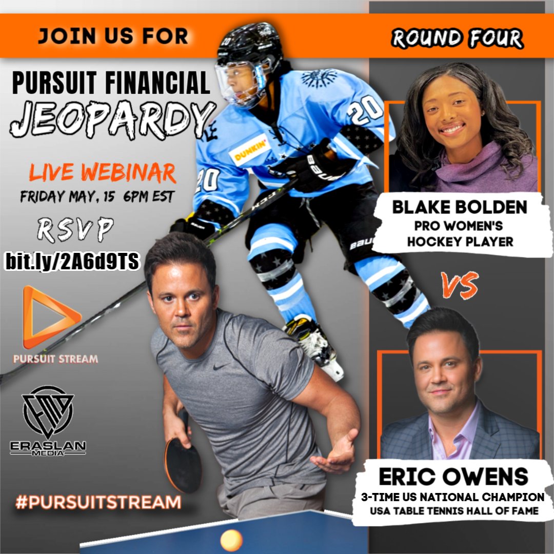 thisisericowens's tweet photo. I am excited to serve as an ambassador of financial education with @SportBlake ! Join us as we compete in a fun game of Pursuit Financial Jeopardy this Friday. RSVP at https://t.co/tcCchZz5iQ #PursuitStream @AlwaysnPursuit https://t.co/HSNbneNGLu
