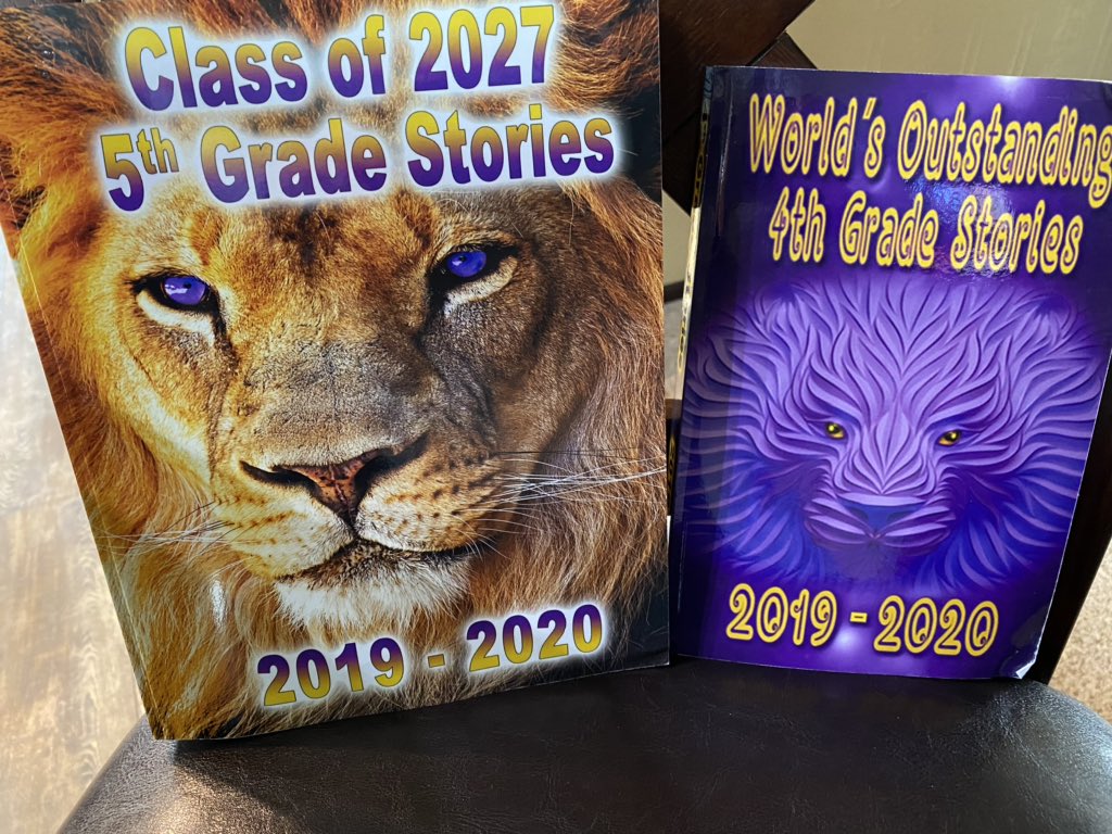 4th &amp; 5th Grade books have arrived and are almost all delivered!! Thank you to <a href="/MarkC_Author/">Mark Cheverton, Author</a> &amp; <a href="/pride_purple/">Purple Pride</a>  for supporting our young writers!