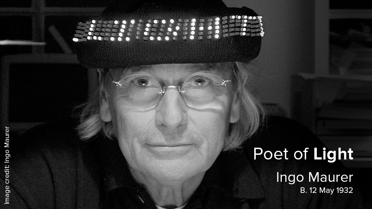 lightNyou's tweet photo. Remembering the 'Poet of Light' - Ingo Maurer on his 88th birth anniversary.
.
Discover more at https://t.co/qMoO94CVbh
#ingomaurer #lightandyou #lightnyou #evokingemotions https://t.co/rgxTkgc85i