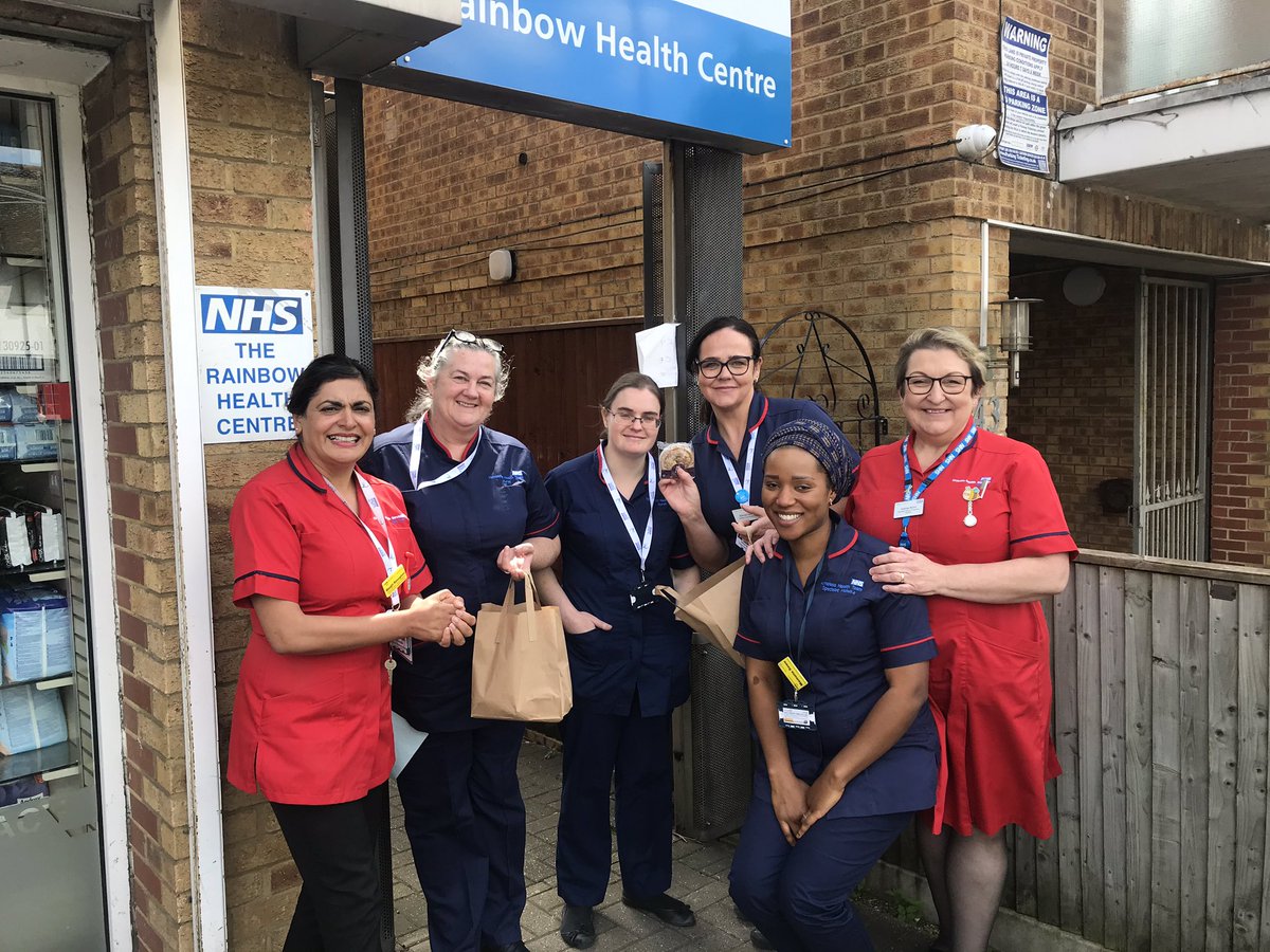Afternoon tea deliveries to our brilliant staff in hospital and the community. To help them celebrate #InternationalNursesDay … not that they need any encouragement! Thank you to nurses here and everywhere. You make the biggest difference to our lives. #TeamCroydon❤️