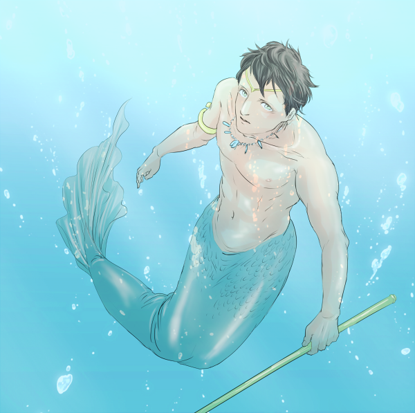 cho_mo_c's tweet photo. 以前寄稿させていただいた絵です。
ベル人魚、二枚目はライベルです。 https://t.co/AmLQoXFVhJ