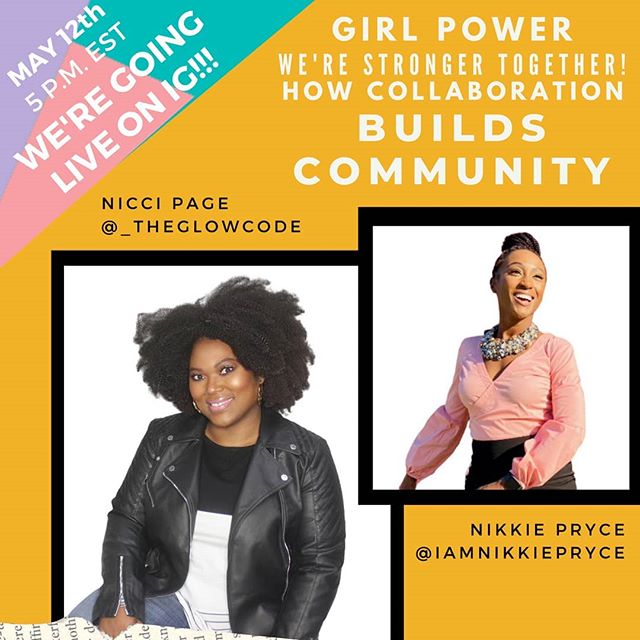 _theglowcode's tweet image. Good morning #codequeens! I&apos;m doing something today that I&apos;ve NEVER done!  I&apos;m doing a JOINT LIVE with iamnikkiepryce!  We&apos;ll be talking about the power of women working together and more!  I hope to see you there...TODAY AT 5PM EST. #keepglowing!
*******************************