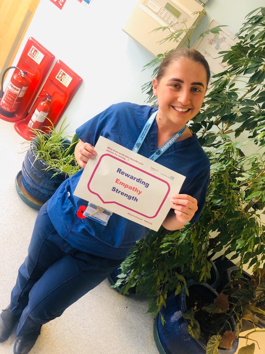 enherts's tweet photo. 💙 More of our staff are getting involved with #InternationalNursesDay and writing three words that describe their passion for nursing 👩‍⚕️ 👨‍⚕️ What words would you use? 
#HereForPatients #HereForEachOther https://t.co/vAn8ODIlrv