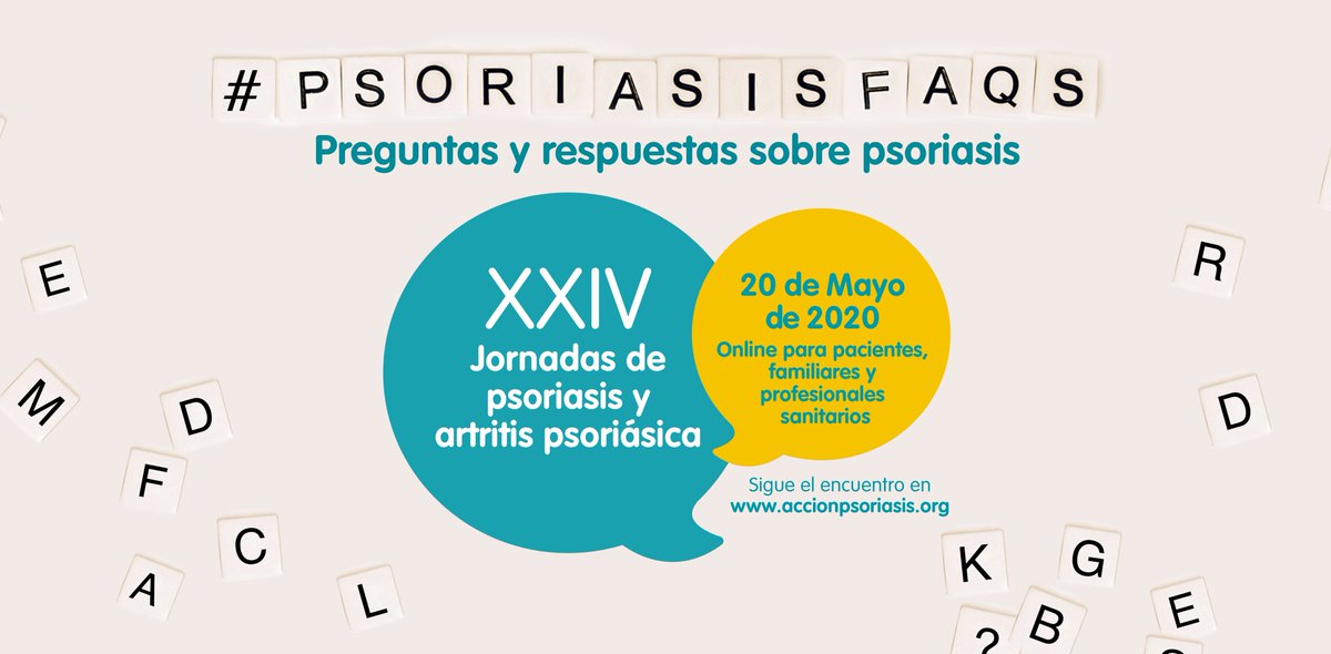 Acción Psoriasis (@accionpsoriasis) on Twitter photo 🟣Programa de #PsoriasisFAQS:
3️⃣ Con <a href="/SandraRosPsico/">Sandra Ros Psicologa</a>, psicóloga de <a href="/reuma_santpau/">Reumatologia Sant Pau-Dos de Maig</a> abordaremos el tercer bloque de la jornada: "Claves para convivir con #psoriasis y #artritispsoriásica"
🗓 20 de mayo: online
👉🏽ow.ly/sg4b50zDDbE 🟣Programa de #PsoriasisFAQS:
3️⃣ Con <a href="/SandraRosPsico/">Sandra Ros Psicologa</a>, psicóloga de <a href="/reuma_santpau/">Reumatologia Sant Pau-Dos de Maig</a> abordaremos el tercer bloque de la jornada: "Claves para convivir con #psoriasis y #artritispsoriásica"
🗓 20 de mayo: online
👉🏽ow.ly/sg4b50zDDbE