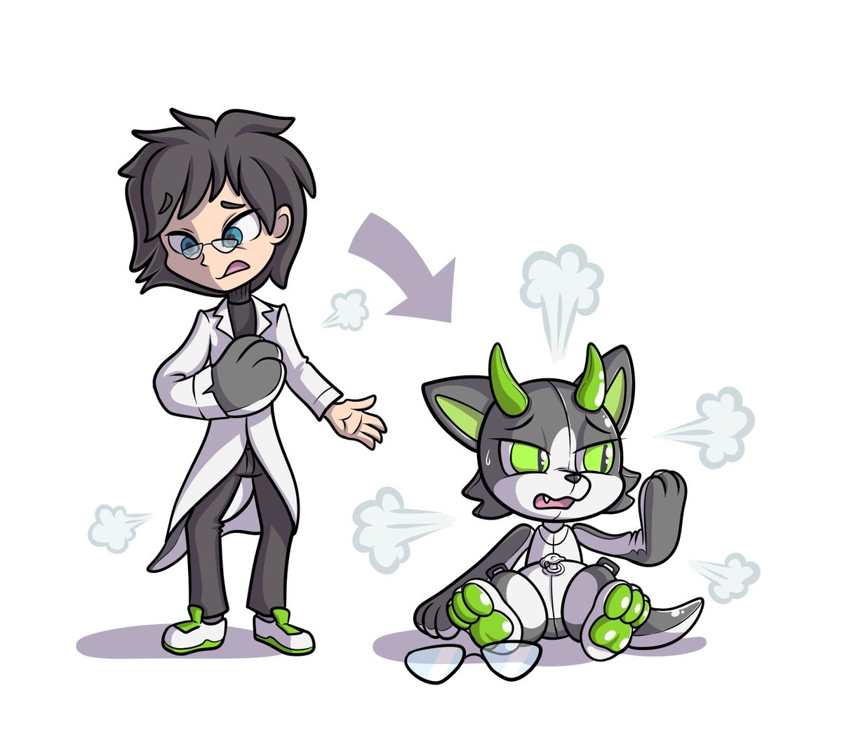 Happy #TFTuesday everyone! I wanted to do a little drawing of <a href="/presswer/">Dr.Presto</a>'s character