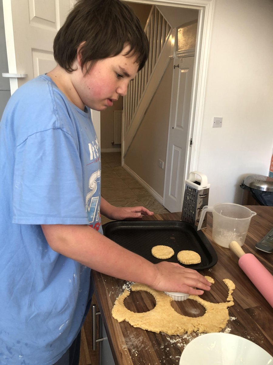 NCEA_Castle's tweet photo. Josh enjoyed doing some baking on Friday #VEDay #afternoontea Josh is also loving washing up at the moment - the more bubbles the better!! #bubblyfun #lifeskills https://t.co/wigJlTDoy5