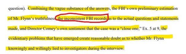 Here's the worst part of the  @neal_katyal op-ed.He suggests that DOJ stuck with its position that Flynn lied.That's false. It's literally on page 2 of the DOJ brief: they do not believe they can prove Flynn made false statements beyond a reasonable doubt.