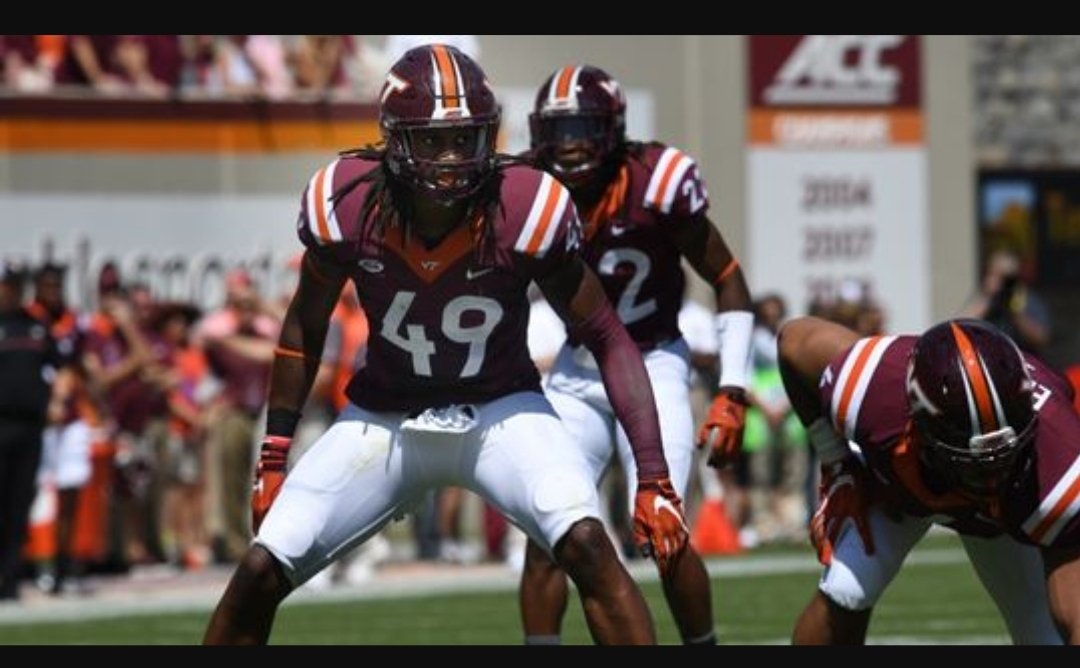 JaydonHood_7's tweet photo. BLESSED🙌🏿To receive an offer from Virginia Tech University #Hokies #VT🦃@HokiesFB Thank you🙏🏿 @t_claeys @lino_lupinetti @CoachHarriott @TwanRussell @CoachJMolina @HamiltonESPN @CraigHaubert
@feethipshands @larryblustein @EraPrep @Cassidy_Rob @SWiltfong247 @TheCribSouthFLA @Rivals https://t.co/0WUMgLjTtm