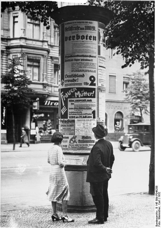 Where possible, when we use material and visual sources, I think it is powerful when we can show these not just in 2D but *within* the past as a world or a social environment. For example, showing election posters in their interactions with places and people.  #curricularium