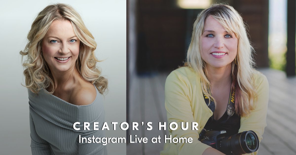 Today #NikonAmbassadors <a href="/TamaraLackey/">Tamara Lackey</a> and Julia Kelleher are going live on our Instagram to share how they’re staying inspired at home and tips for photographing your kids while at home! 

Join us for #CreatorsHour: Live at Home at 2pm EDT: instagram.com/nikonusa/live