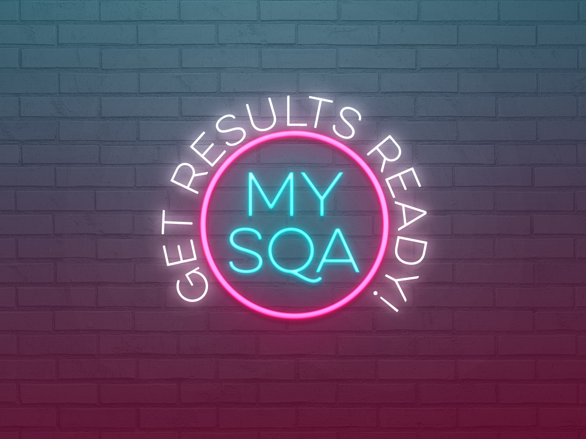 Get results ready with MySQA. Sign up to get your results sent straight to your phone by email or text. Visit mysqa.org.uk, you’ll need your Scottish Candidate Number (SCN) and a valid email address.