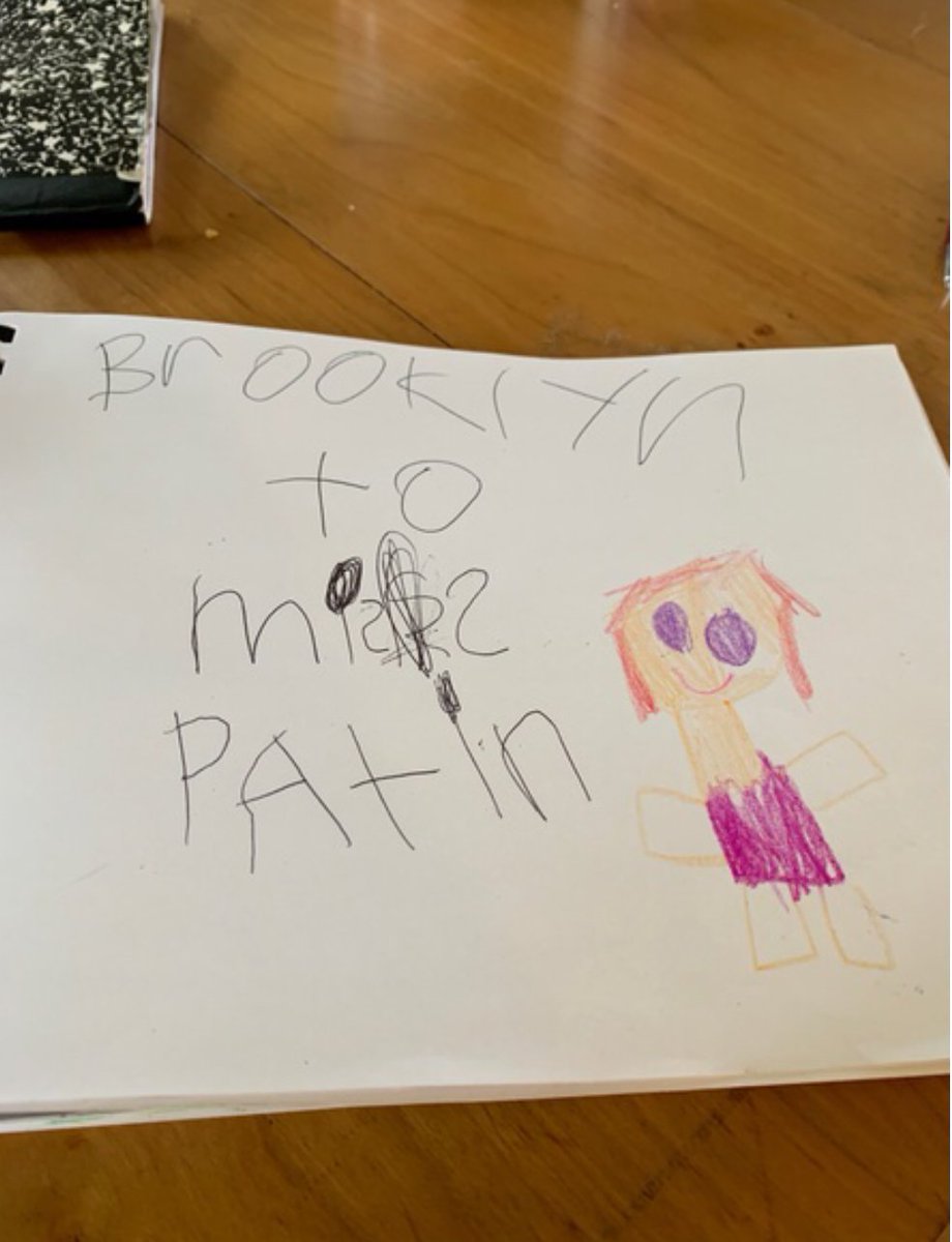 MsPatt6's tweet photo. I love getting photos from kiddos! I miss you too Brooklyn in K! 

@Englishvillage2 @GreeceCentral https://t.co/gUgQVVNsPU