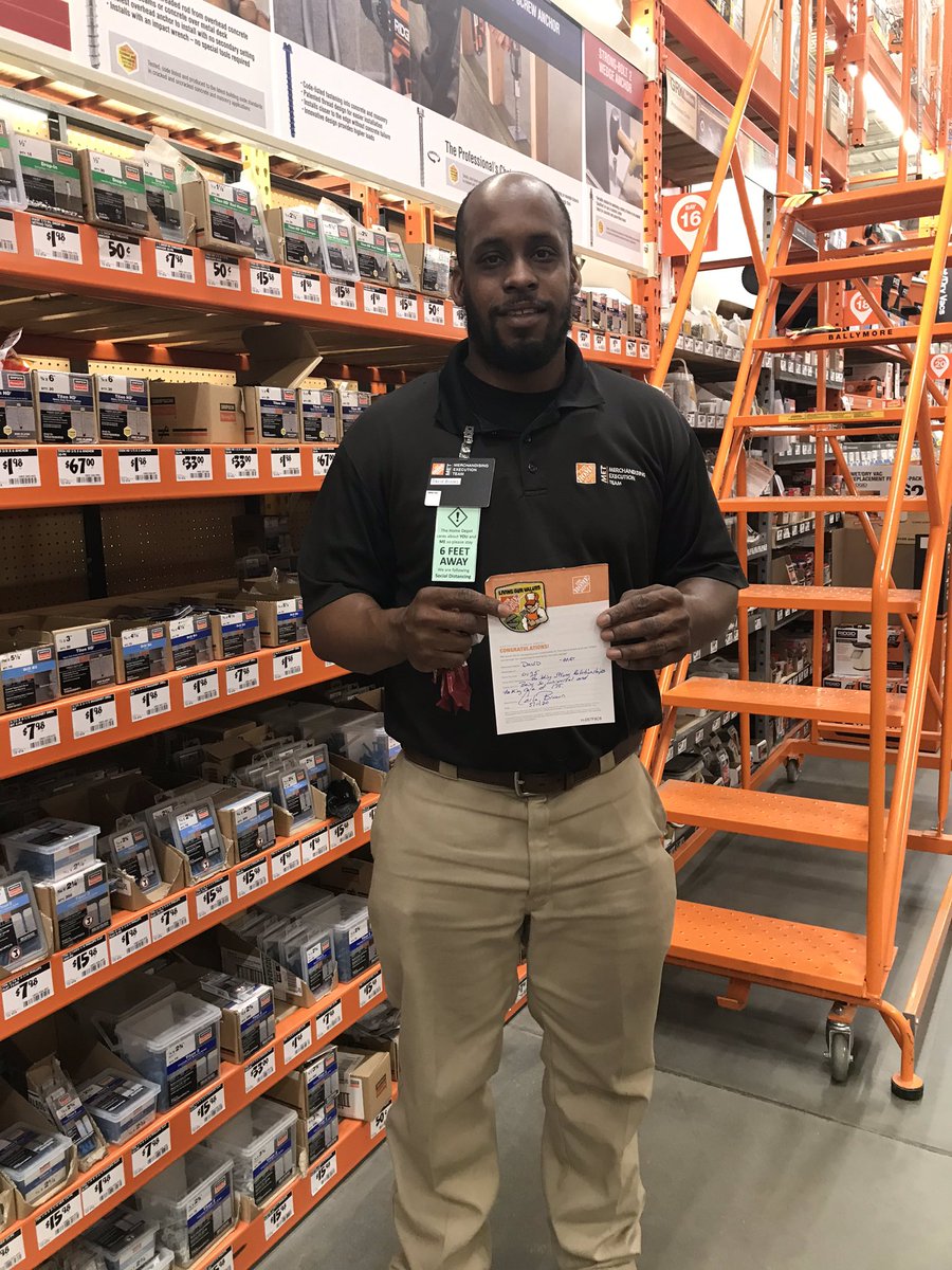 carlabrownTHD's tweet photo. Shout out to Dave for being universal in this time of need. MET 175 has #another175hero Building Strong Relationships https://t.co/bFvFRnmmSI