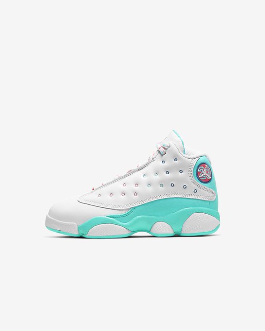 retro 13 aurora green preschool