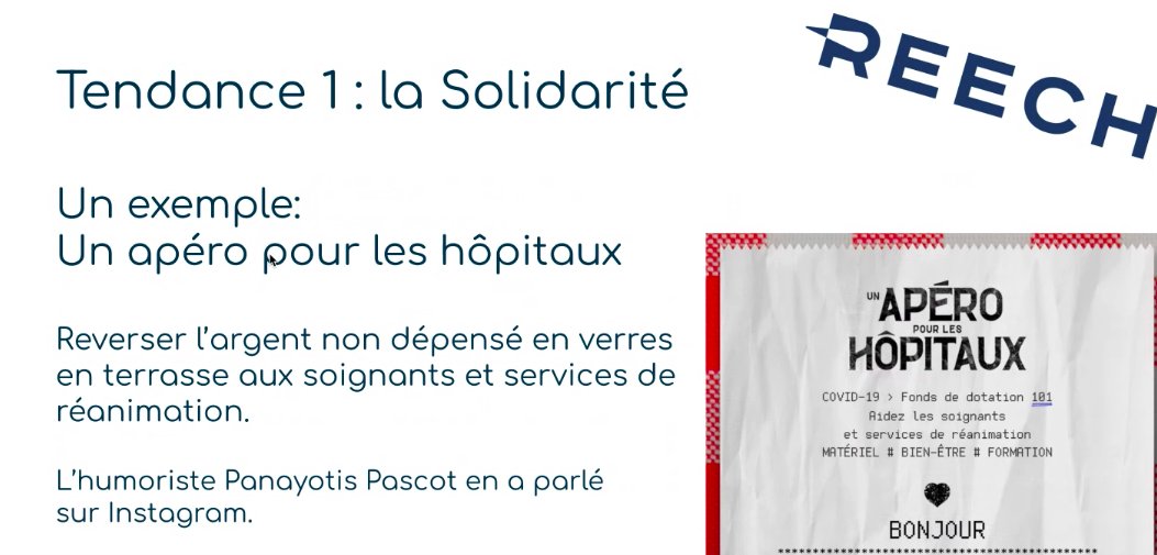 AnnieLichtner's tweet photo. #nowevent "En période de crise la tendance c'est la #solidarité L'exemple de l'apero pour les hôpitaux on donne l'argent qu'on aurait donné lors d'un café " @camillejourdain 
#NowCoworking #socialmedia #COVID19 #LBDW https://t.co/zjSaNLDWUS