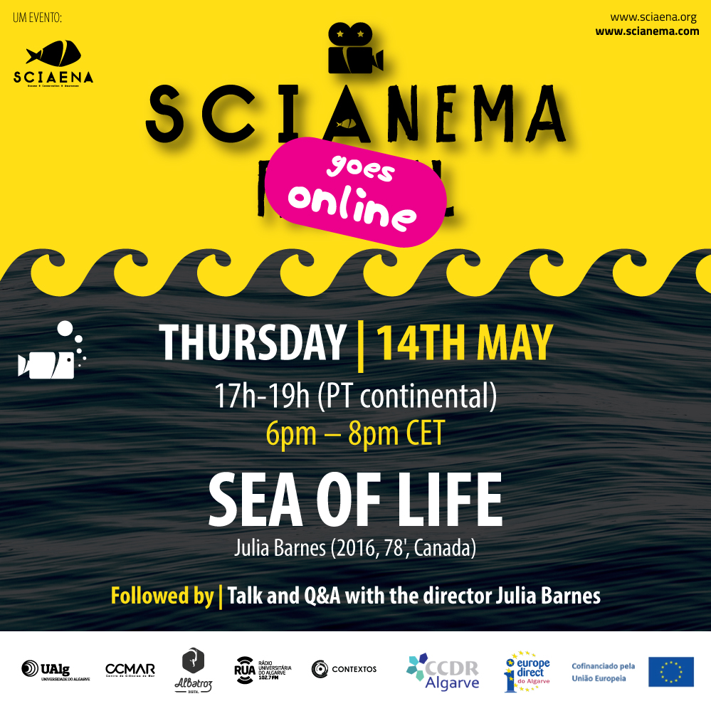 Sciaena_NGO's tweet photo. Come join us next Thursday for the 2nd #Scianema session! Let's watch #SeaOfLife together on May 14th at 18:00 CET and have a little chat with Julia Barnes, the director and scriptwriter, afterwards! 🎥🐟🎥
It is free but you'll need to register here: https://t.co/z28P96EUUC https://t.co/u3dyTu6swl