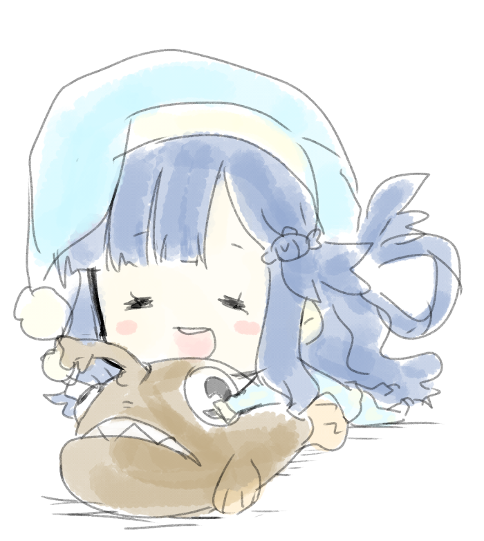 「寝るれす 」|H@nimaruのイラスト