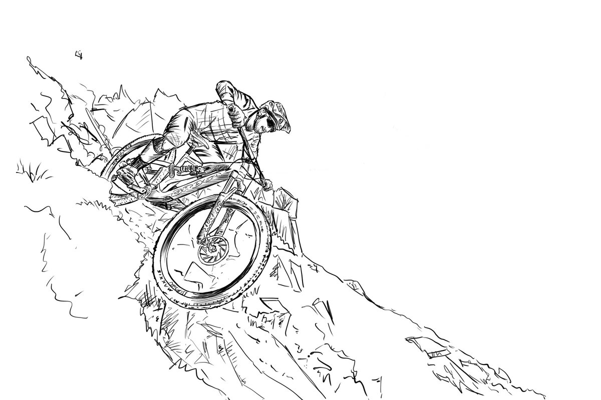 jamesianvincent's tweet photo. My first drawing (that I’m willing to share) done in @Procreate
Not spent a great deal of time with it, but it’s an incredible tool. Looking forward to getting to know it better
#mtbart #procreate #illustration https://t.co/o9gJmjFtx0